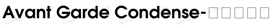 Avant Garde Condense字体转换